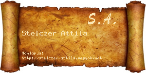 Stelczer Attila névjegykártya